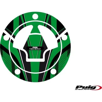 Motodoplněk Ochranné nálepky na víčko nádrže puig radikal 6312v zelená