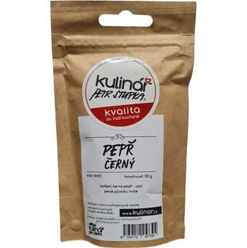 Koření koření-"K"-PEPŘ ČERNÝ M, CELÝ, sáček-50g QQ