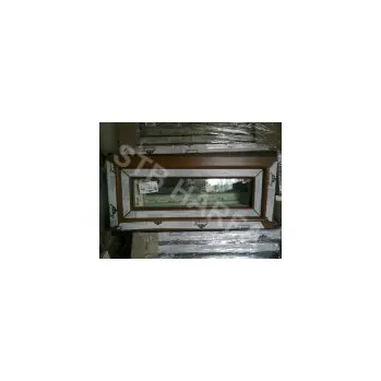 Okno 90x40 zlatý dub sklopné TROJSKLO