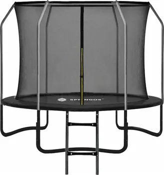 Trampolína Springos Max 250 cm + vnitřní ochranná síť + schůdky