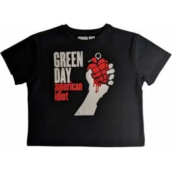 Merch Green Day: Green Day Ladies Crop Top: American Idiot (xx-large) XXL