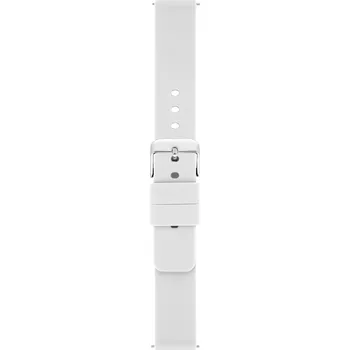 Řemínek na hodinky Silikonový řemínek na hodinky 16 mm bílý