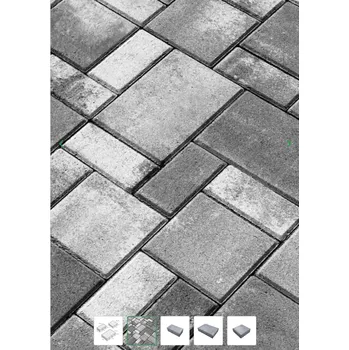 Dlažba PRESBETON Dlažba skladebná HOLLAND Kombi MIX 8 cm Piano