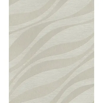 Tapeta Vliesová tapeta béžové vlnky 608021 / Tapety na zeď Sky Lounge (0,53 x 10,05 m) Rasch