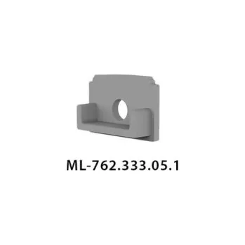 Stavební materiál Koncovka LED profilu DH s otvorem McLED ML-762.333.05.1