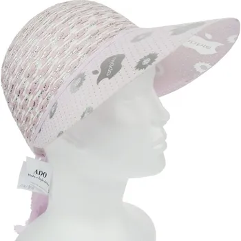 Klobouk Dámský klobouk s kšiltem růžovo fialový (Klobouk vhodný k opalování)