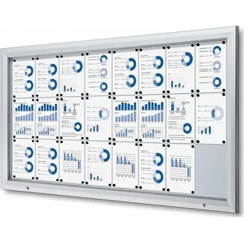 Venkovní vitrína typu T, Formát: 24 x A4 SCT24xA4PH