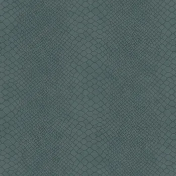 Tapeta Origin Šedomodrá vliesová tapeta, imitace hadí kůže 347770, Luxury Skins, Origin, velikost 0,53 x 10,05 m
