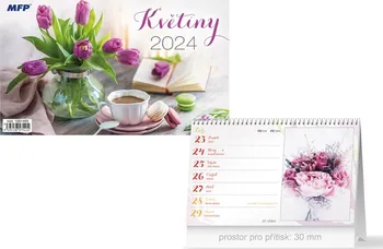 Kalendář MFP Stolní kalendář Květiny 2024