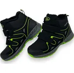 Sente Chlapecké černé softchellové zimní boty na suchý zip 01 Barva: Černá, Velikost: 34