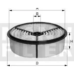 Vzduchový filtr C 2262