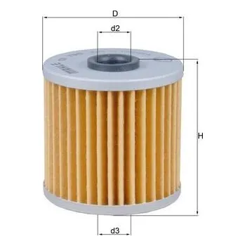 Filtr do auta Olejový filtr MAHLE OX 796