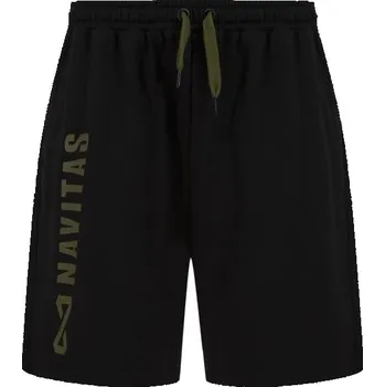Pánské kraťasy Kraťasy Navitas Core Jogger Shorts Black Velikost S