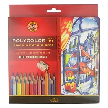 Pastelka Pastelky Polycolor sada 36ks v papírovém obalu (Pastelky Polycolor sada 36ks v papírovém obalu)