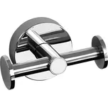 Sanela SLZD 04 Věšák kulatý dvojitý - nerez lesklý SLZD 04