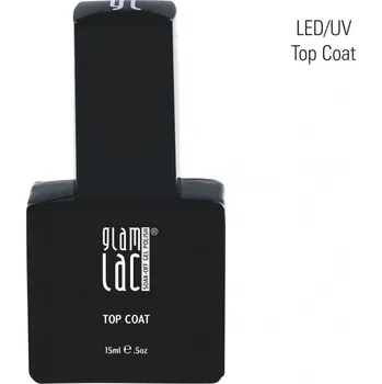Umělé nehty GlamLac Finish UV/LED gel - Top Coat 15ml