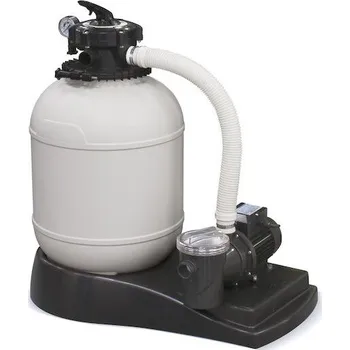 Ochranný vodní filtr Filtrační zařízení SkyPool 400 na paletě s čerpadlem P-XPERT 6, 6 m3 / h, s pěticestným ventilem, s propojovacím potrubím