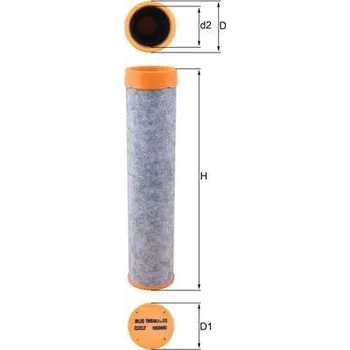 Vzduchový filtr Filtr - sekundární vzduch MAHLE LXS 7045