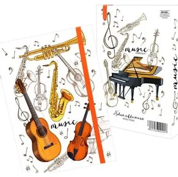 Záložka Javier, S.A. Poznámkové záložky a bloček MUSICA