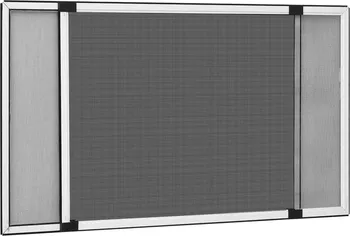 Síť proti hmyzu Posuvná okenní síť proti hmyzu 75-143 x 50 cm bílý rám/černá