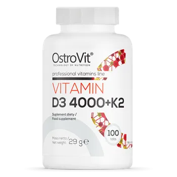 OstroVit Vitamín D3 4000 IU + K2 100 tbl.