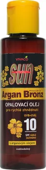 Přípravek na opalování Vivaco Sun Argan Bronz Suntan Oil SPF10 100 ml