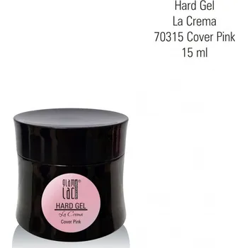 Lak na nehty GlamLac Stavební UV/LED Hard Gel Cover Pink 15-50ml 15ml: 15ml