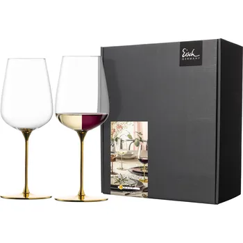 Sklenice Eisch ESSENCA SENSISPLUS GOLD EDITION Sada 2 sklenic na víno ovocná a aromatická vína