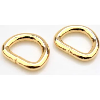 Pro Háčkování Polokroužek 17x13 mm zlatý