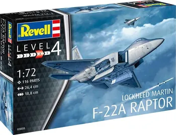 Plastikový model Revell Lockheed Martin F-22A Raptor 1:72