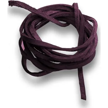 Náhrdelník Šperky4U Řezaná kožená šňůrka švetková fialová, tl. 2 mm, délka 100 cm - LR9000-13