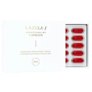 Přírodní produkt DuoLife Lazizal Advanced Face Lift Capsules 30 cps.