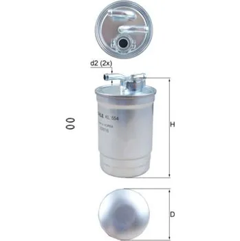 Palivový filtr Palivový filtr KNECHT KL 554D