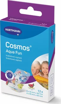 Náplast HARTMANN Cosmos Aqua Fun 3 x 4 cm 8 ks + 4 x 6 cm 6 ks