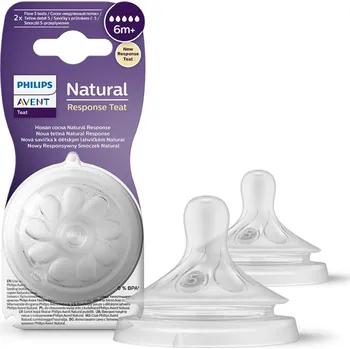 Philips Avent Natural Response 5 rychlý průtok 6 m+ 2 ks
