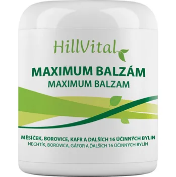 Tělový krém HillVital Maximum balzám na revma a bolest kloubů, 250ml