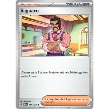 Sběratelská karetní hra Saguaro 187/193 - Paldea Evolved Typ karty: Reverse Holo