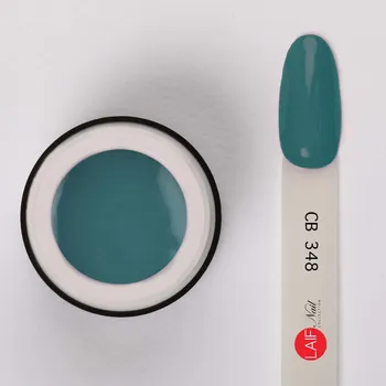 Umělé nehty Laif Barevný UV/LED gel zelený CB 348 Rhino 6ml