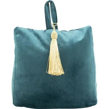 Dveřní sametová petrolejová zarážka - 18*11*18cm