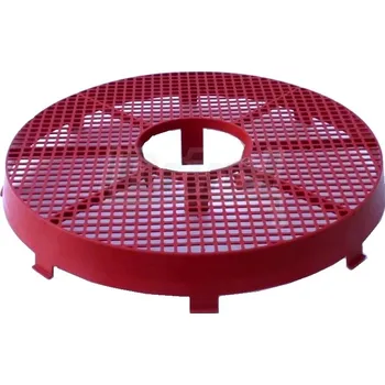 Podstavec pod napáječky a krmítka na hluboké podestýlce