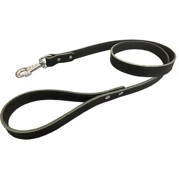 Vodítko pro psa BAFPET Kožené vodítko, HERRY Barva: Černá, Rozměr: 22mm x 120cm 07209