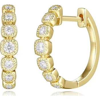 Náušnice Zlaté náušnice AURINO se zirkony E27387FCZZ4Y-1