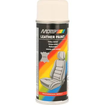 Motip Barva na kůži a koženku 200 ml, bílá