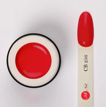 Umělé nehty Laif Barevný UV/LED gel červený CB 256 Sun 6ml