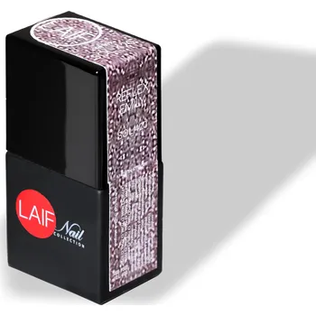 Umělé nehty Laif Gel lak stříbrný SOL - 420 Reflex Emily 10ml