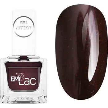 Lak na nehty emi E.MiLac Gel Effect NP Bitter Chocolate #078, 9 ml. - Klasický lak s gelovým efektem