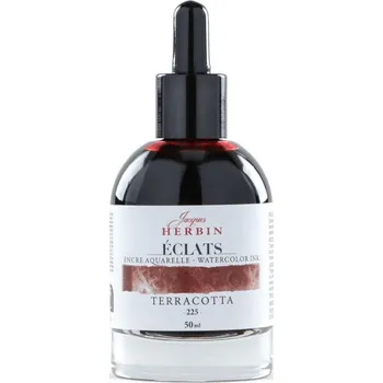 Herbin Jacques akvarelový inkoust (50ml) terakota hnědá