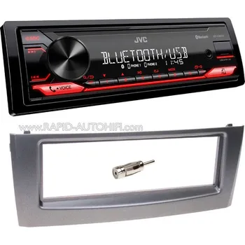 Autorádio Autorádio FIAT Grande Punto JVC KD-X282BT Bluetooth s instalační sadou