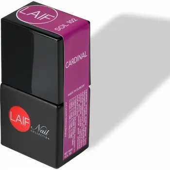 Umělé nehty Laif Gel lak vínový SOL - 102 Cardinal 10 ml