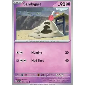 Sběratelská karetní hra Pokémon PAL 095/193 Sandygast - Paldea Evolved Stav: Near Mint, Verze: REVERSE HOLO